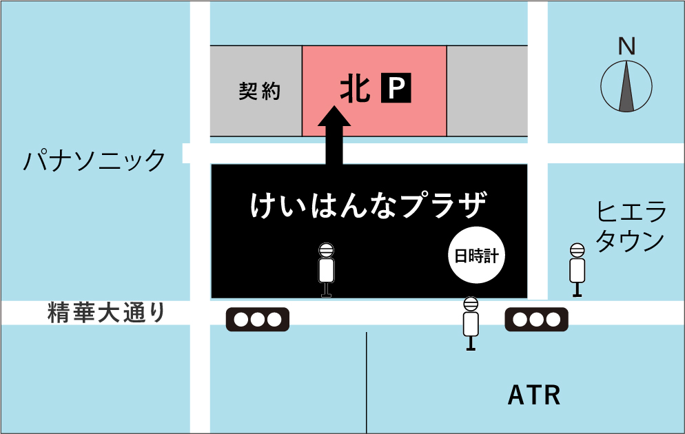 駐車場の場所マップ