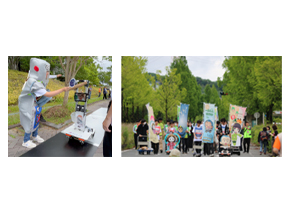 けいはんな万博2025 アバター(遠隔操作型ロボット)を使った市民参加の運動会